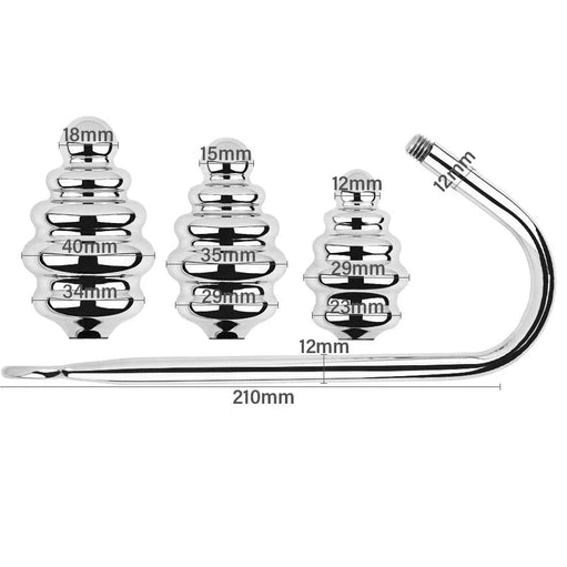 Ribbed 8826 Set Screw-in Hook GreatBenefit Anal 0813